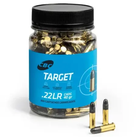 Munição .22 LR Choc 40gr Target CBC 300 Unidades