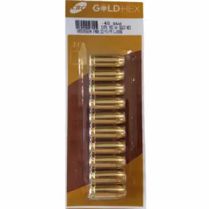 Munição CBC 40 SW EXPO 155GR GOLD HEX Munição CBC 40 SW EXPO 155GR GOLD HEX