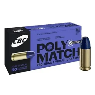 Munição CBC 9mm LPC Polymatch 124gr Munição CBC 9mm LPC Polymatch 124gr
