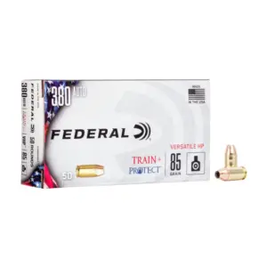 Munição Federal .380AUTO VHP Train Protect 85gr Cx.50un Munição Federal .380AUTO VHP Train Protect 85gr Cx.50un