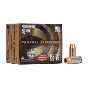Munição Federal .40S&W JHP Hydra Shok 155gr Cx.20un Munição Federal .40S&W JHP Hydra Shok 155gr Cx.20un