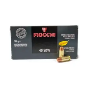 Munição Fiocchi .40S&W LL RNCP 180gr Cx.50un Munição Fiocchi .40S&W LL RNCP 180gr Cx.50un