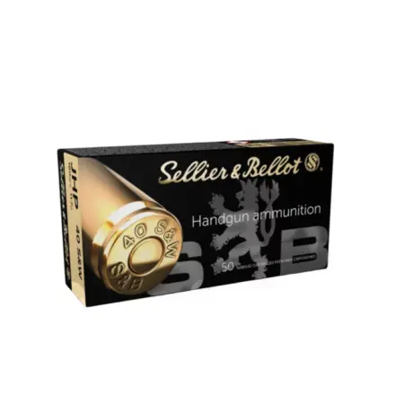 Munição Sellier & Bellot .40S&W JHP 180gr Cx.50un Munição Sellier & Bellot .40S&W JHP 180gr Cx.50un