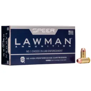 Munição Speer .40S&W TMJ Lawman 165gr Cx.50un Munição Speer .40S&W TMJ Lawman 165gr Cx.50un