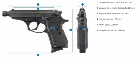 Pistola Bersa Thunder X Calibre .22