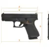 Pistola Glock G19 MOS Gen 5 Calibre 9mm